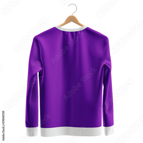 This Awesome Sweatshirt on Hanger Mockup In Ultra Violet Color, can help you to implement your extraordinary designs..