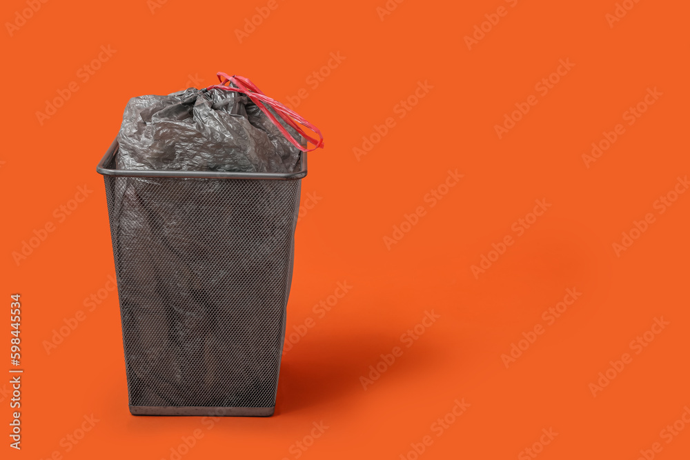 Orange Trash Bags and Orange Garbage Bags