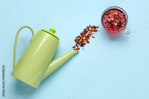 Herbal tea brewing process ...