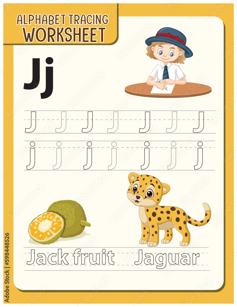 Fototapeta premium coloring alphabet for kids