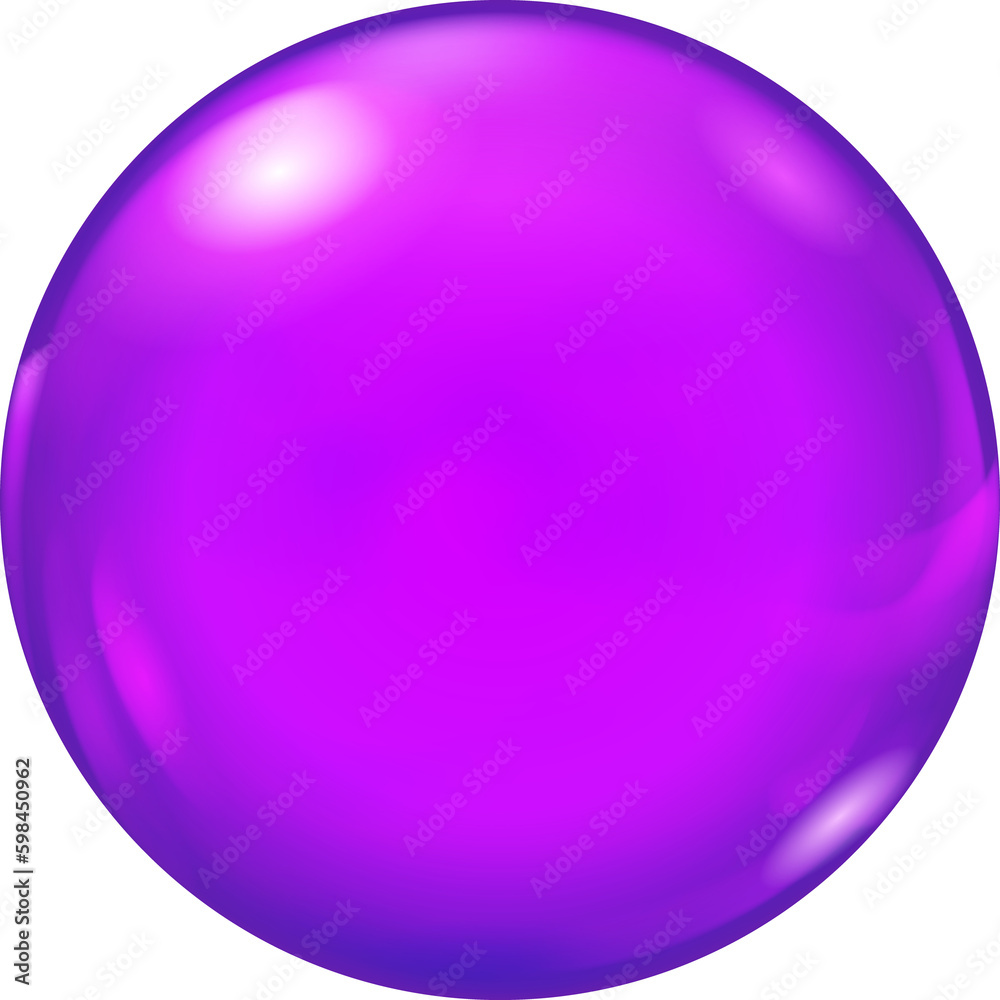 Big purple sphere with glares Big purple sphere with glares