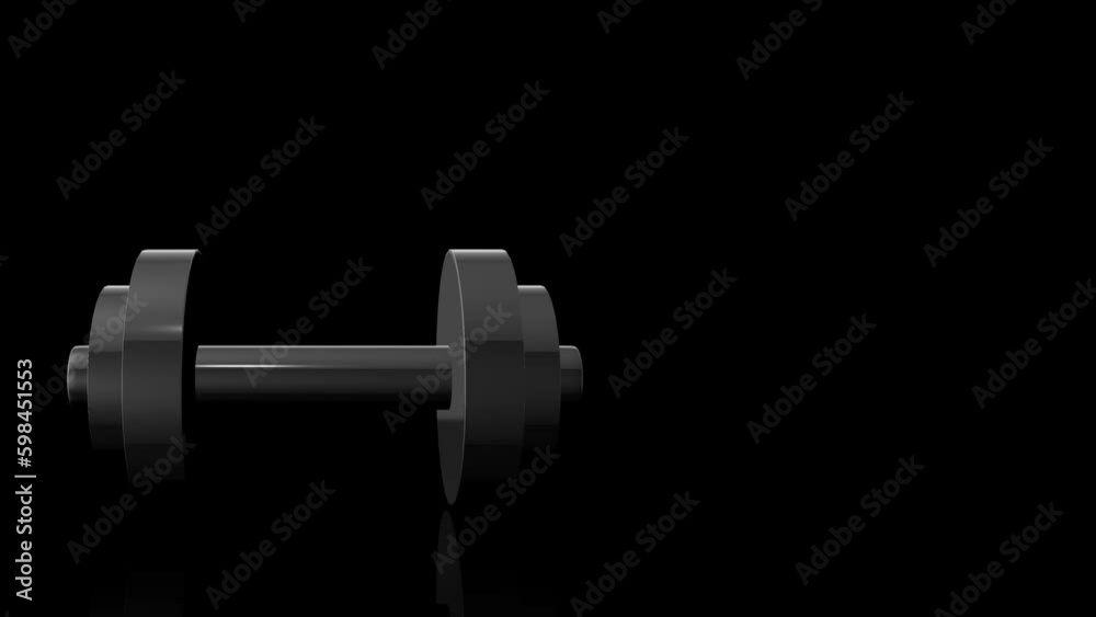 Gym Dumbbell turns on itself Gym Dumbbell turns on itself