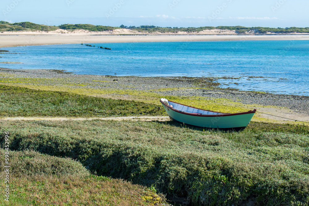Plage de Portbail dans le Cotentin, en Normandie (France)