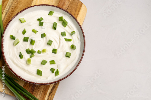 Creamy sour cream dip with ...