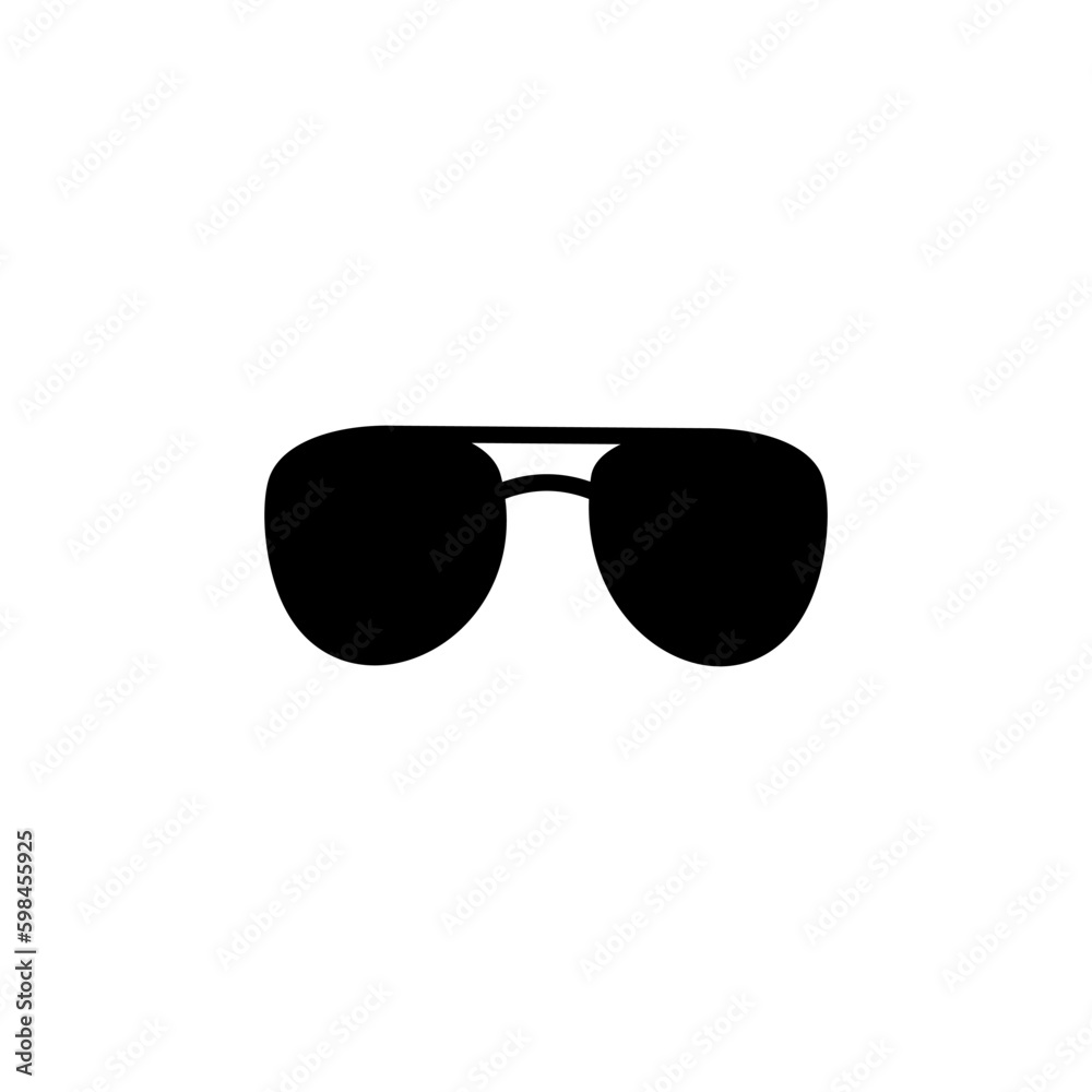 Glasses icon vector. eye glasses icon. sunglasses Glasses icon vector. eye glasses icon. sunglasses
