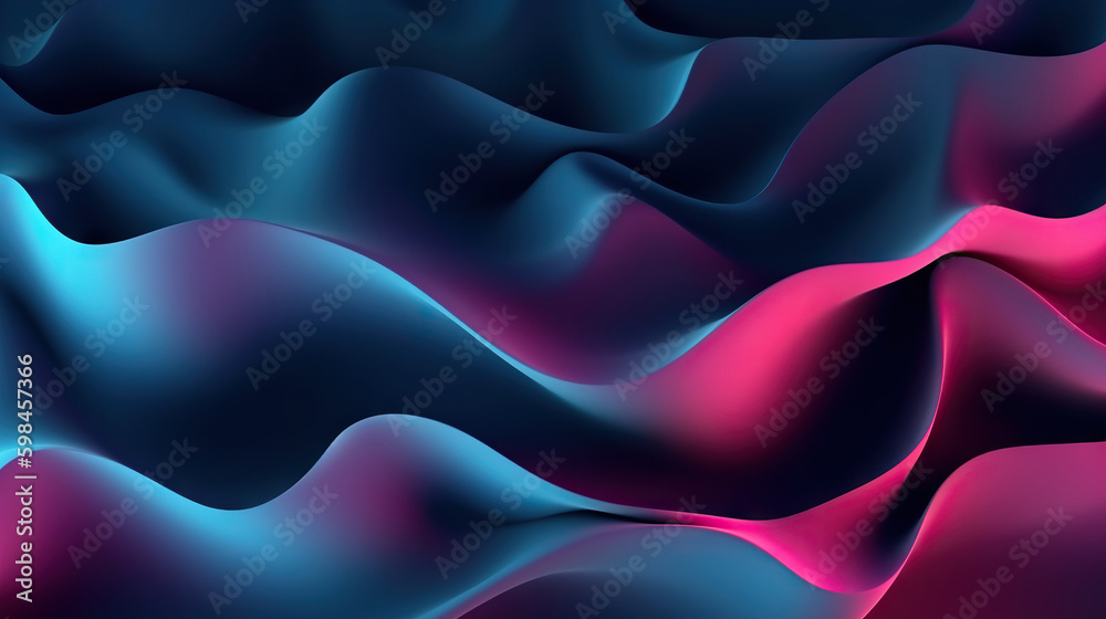 Obraz premium Modern digital abstract 3D background. Copy space. Based on Generative AI