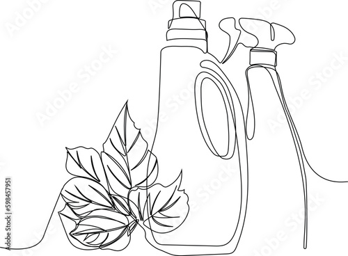 Home cleaning service landing page design concept, illustration of janitors with cleaning tools. Vector illustration Generative AI