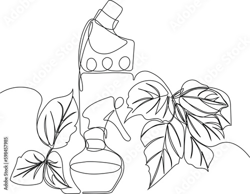 Home cleaning service landing page design concept, illustration of janitors with cleaning tools. Vector illustration Generative AI