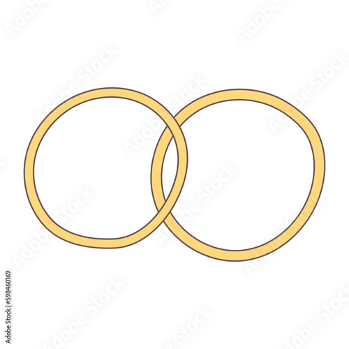 Wallpaper Mural wedding rings relationship happiness love Generative AI Torontodigital.ca