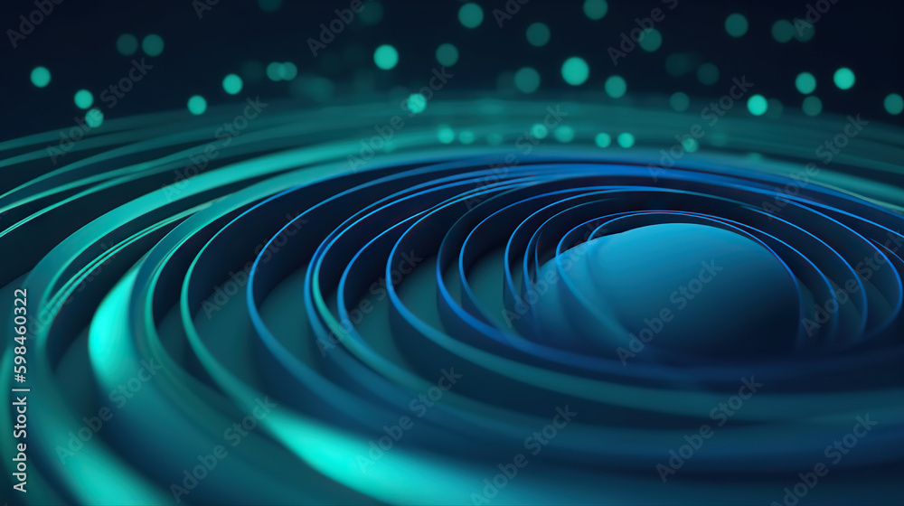 Modern digital abstract 3D background. Copy space. Based on Generative AI Modern digital abstract 3D background. Copy space. Based on Generative AI