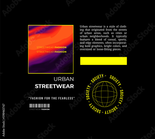 Streetwear, Urban Style, Hip Hop, Text Slogan. Vector Pattern Design. for Screen Printing T-shirts, Jackets, Or Posters.