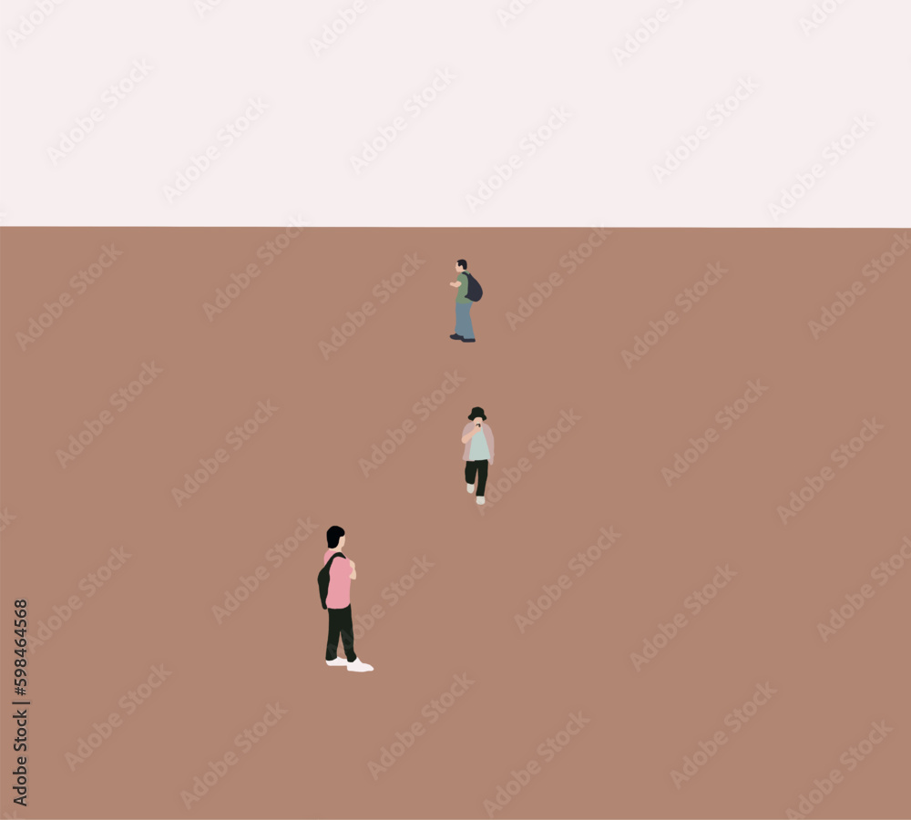 People walking on busy city street, urban city life background. Modern life. Business people, young people, students crossing the road. People walking on busy city street, urban city life background. Modern life. Business people, young people, students crossing the road.
