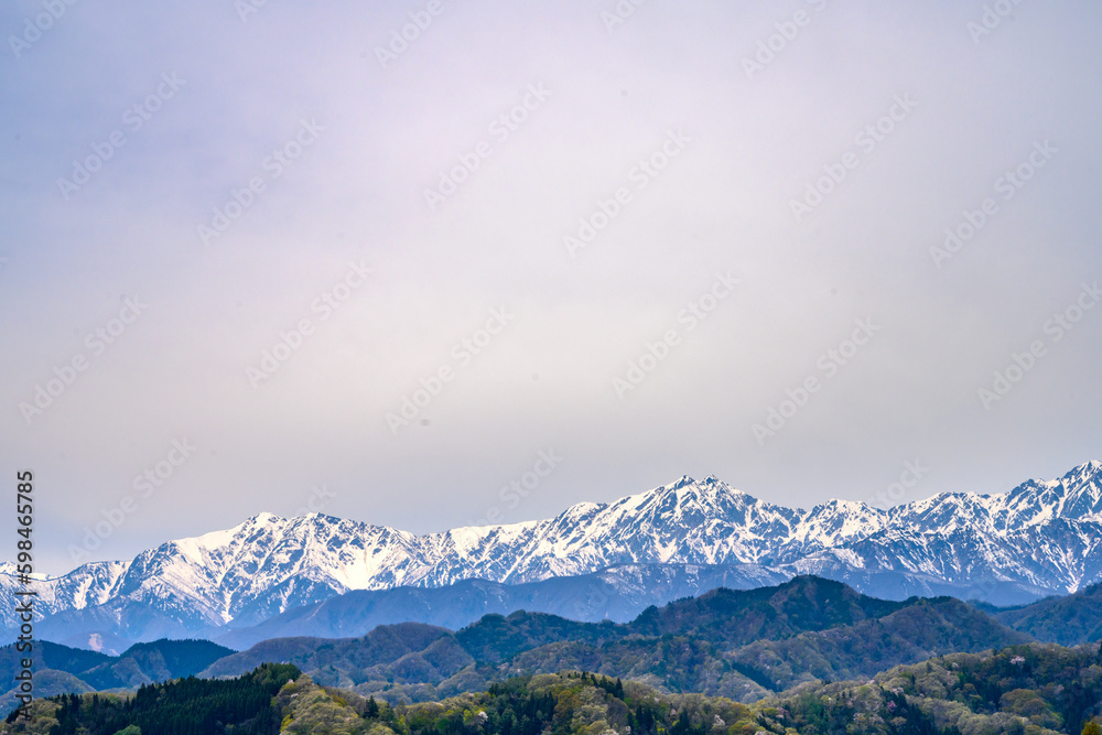 北アルプス　小川村