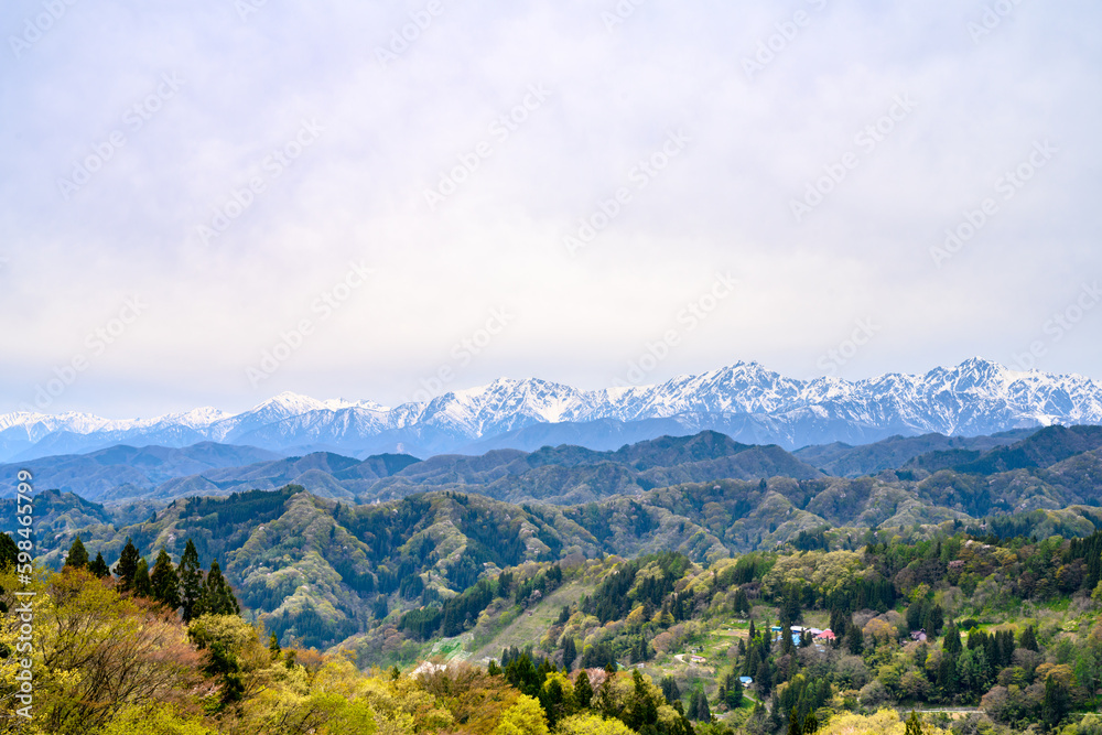 北アルプス　小川村