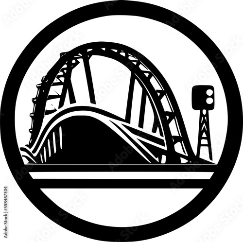 Car Coaster | Minimalist and Simple Silhouette - Vector illustration