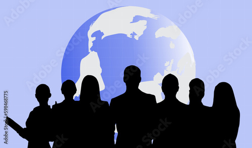 Sombras en Equipo: La Silueta de un Grupo de Trabajo en Acción