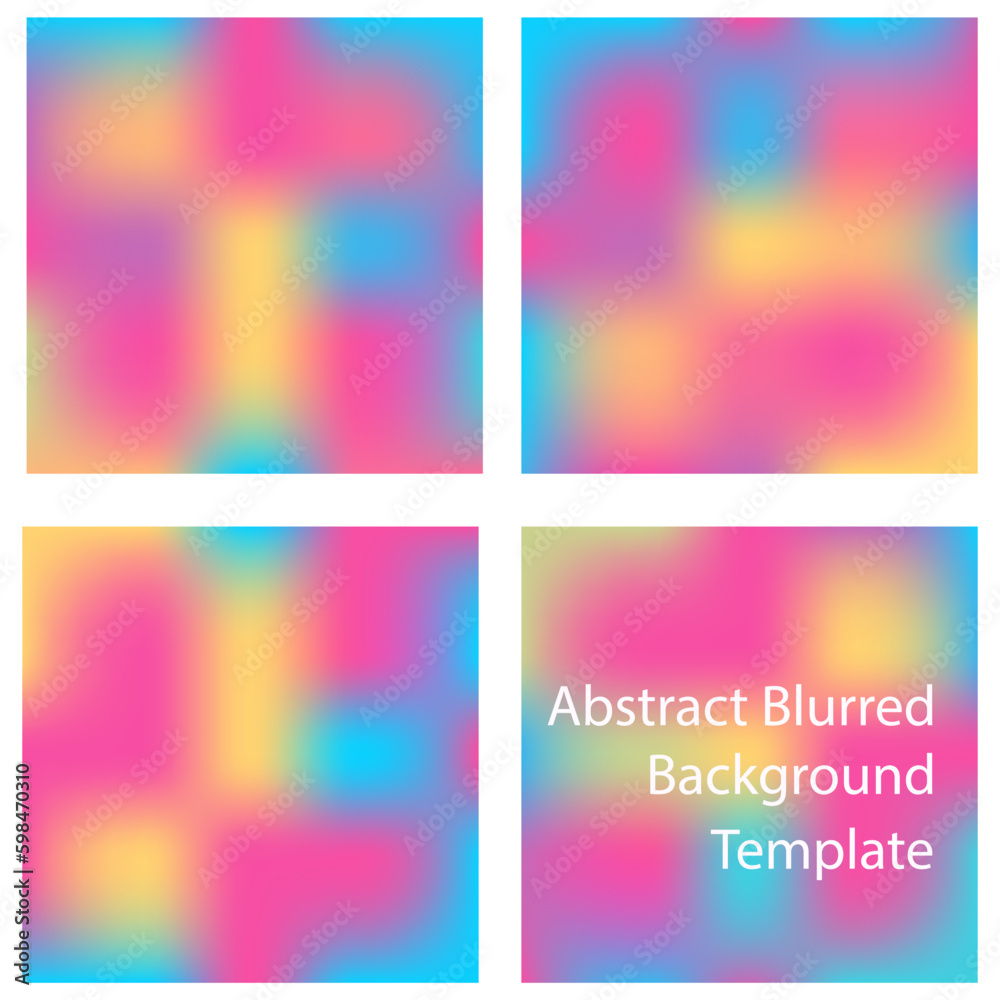 blurred bokeh effect background template design