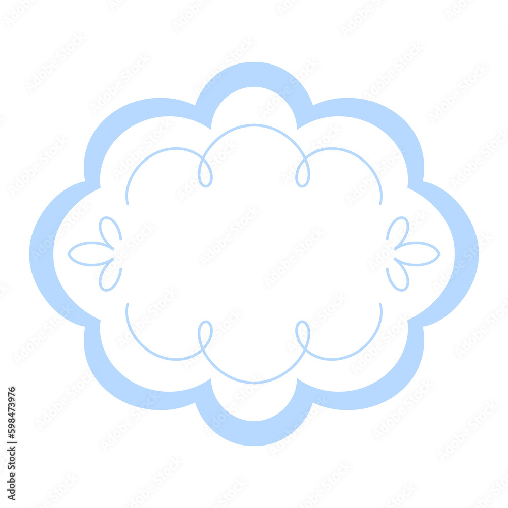 Obraz premium Cute label clipart