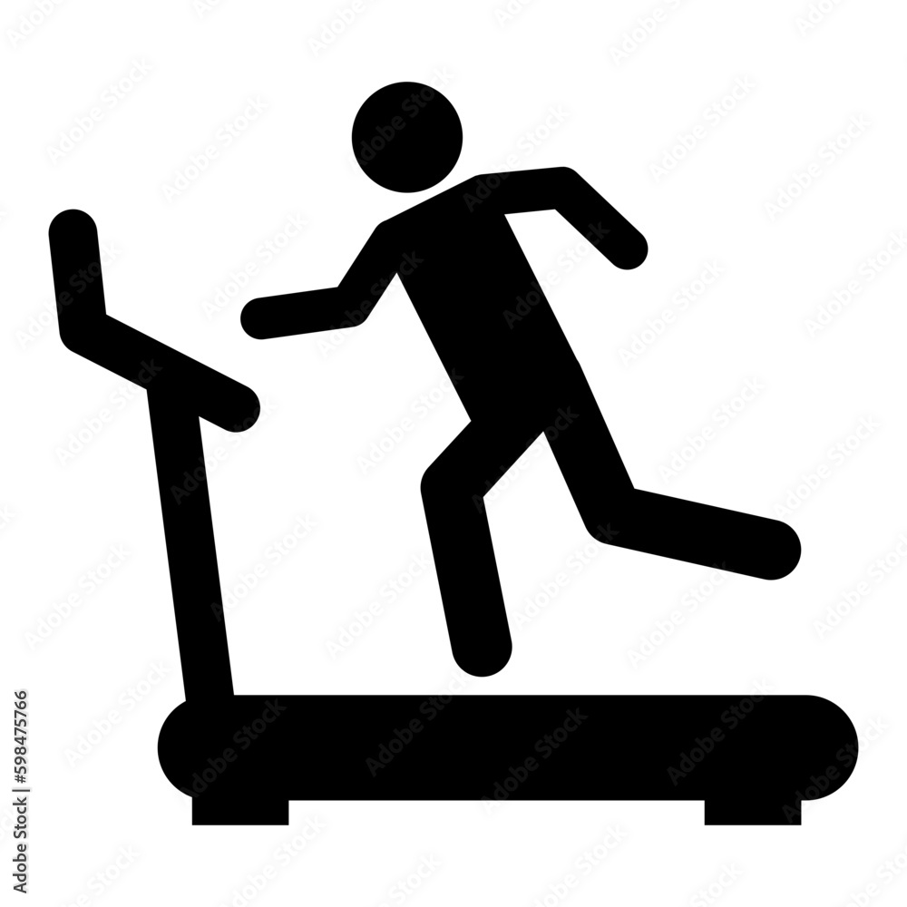 Treadmill / gym icon Treadmill / gym icon