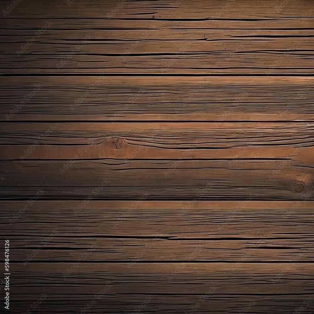 Fototapeta premium Old wood texture with natural patterns. Generative Ai