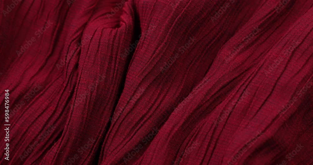Red fabric background. Red fabric background.