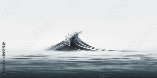 Minimalist photography of gentle water wave