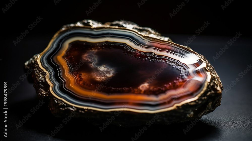 agate stone. Generative AI agate stone. Generative AI