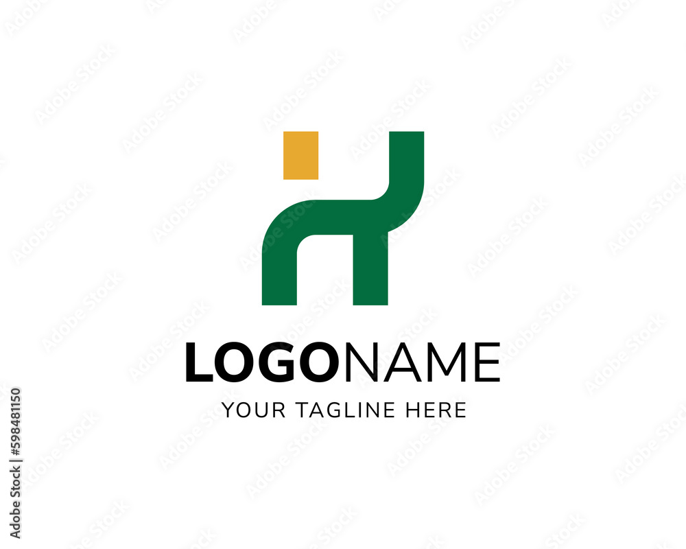 Vector Green Letter K icon logo design template Vector Green Letter K icon logo design template