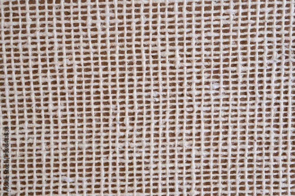 textil de trama muy abierta pegada sobre madera como base para regalos textil de trama muy abierta pegada sobre madera como base para regalos