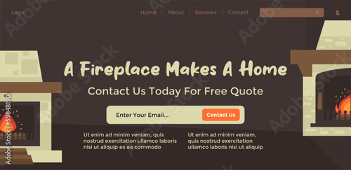 Fireplace makes home, contact us today for quote