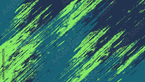 Abstract Green Grunge Sport Background Design Template