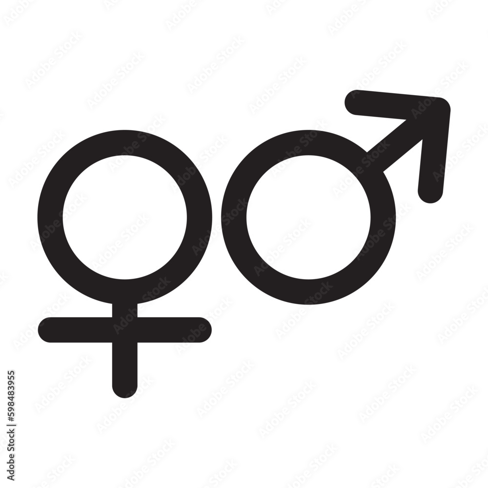 Gender icon or logo isolated sign symbol vector illustration - high quality black style vector icons Gender icon or logo isolated sign symbol vector illustration - high quality black style vector icons