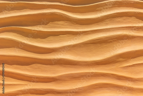 Background and texture of sand in wave pattern © leeyiutung