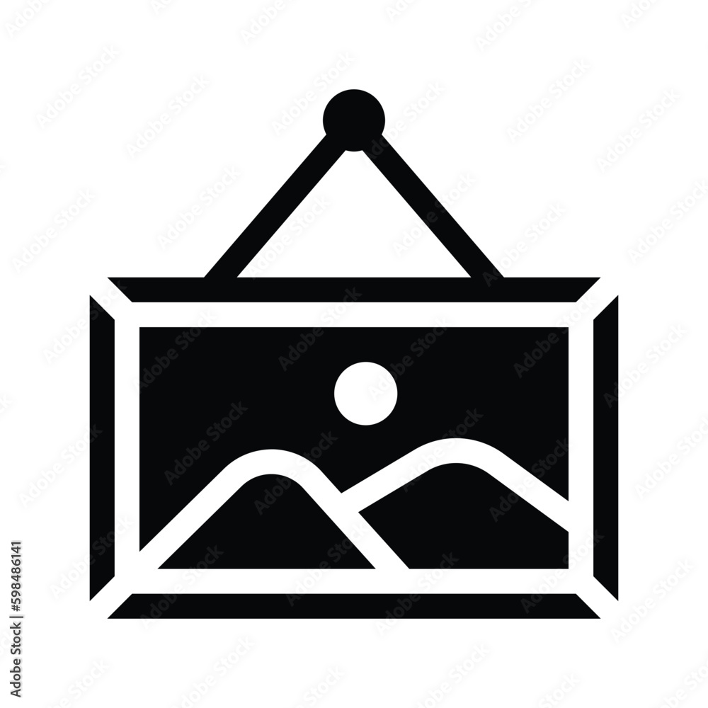 frame glyph icon illustration vector graphic frame glyph icon illustration vector graphic