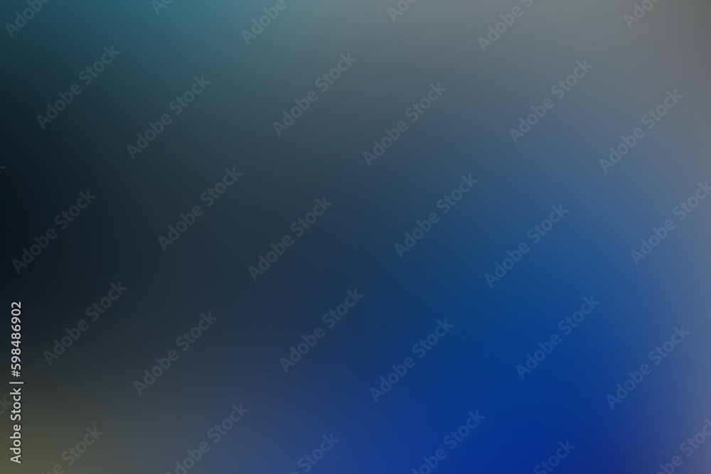 Blurred gradient abstract background, blue and black gradient background, business background for banners and advertisements, premium background.