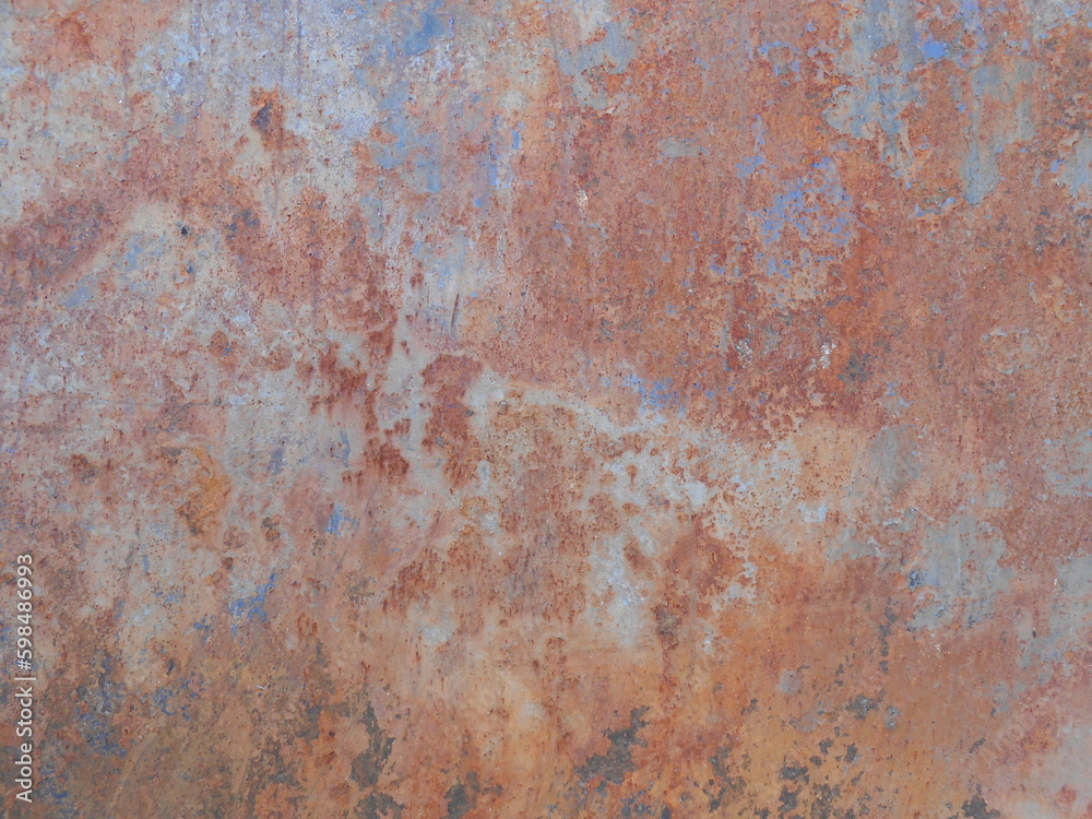 texture of rusty iron