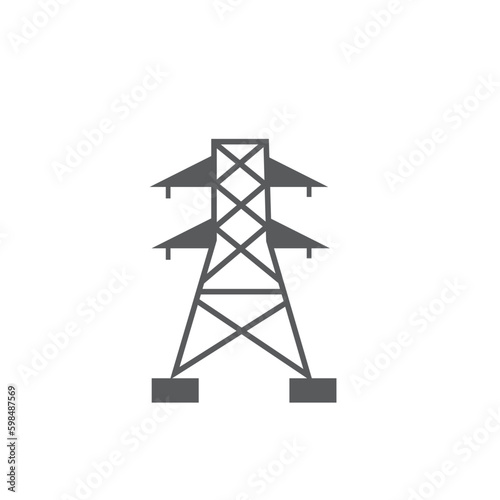 Transmission tower   logo icon