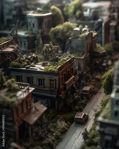 abandoned town