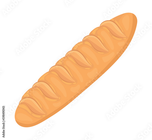 baguette bread icon Generative AI