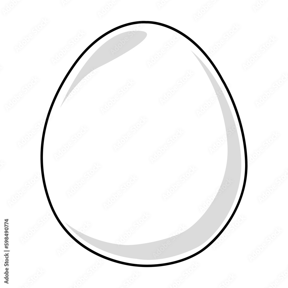 egg outline vector illustration egg outline vector illustration
