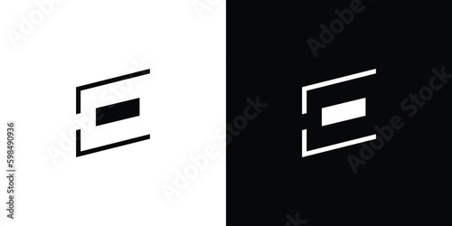 modern and unique letter E initials logo design 2