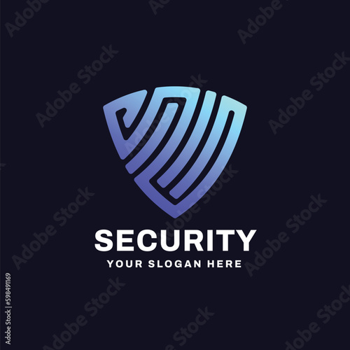 Security Logo Vector Icon Illustration