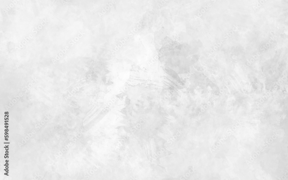 Naklejka premium white background with gray vintage marbled texture, distressed old textured stained paper design. White Grunge Wall Background.