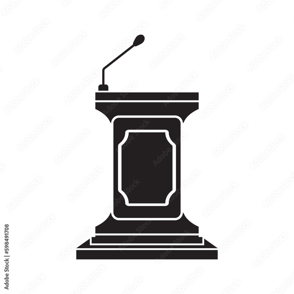 Pulpit symbol icon,logo vector illustration design template Pulpit symbol icon,logo vector illustration design template