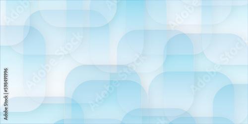 abstract blue background. Abstract geometric blue shape. Science and medicine concept on soft blue background.