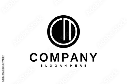 Letter CM MC Monogram Initials logo design