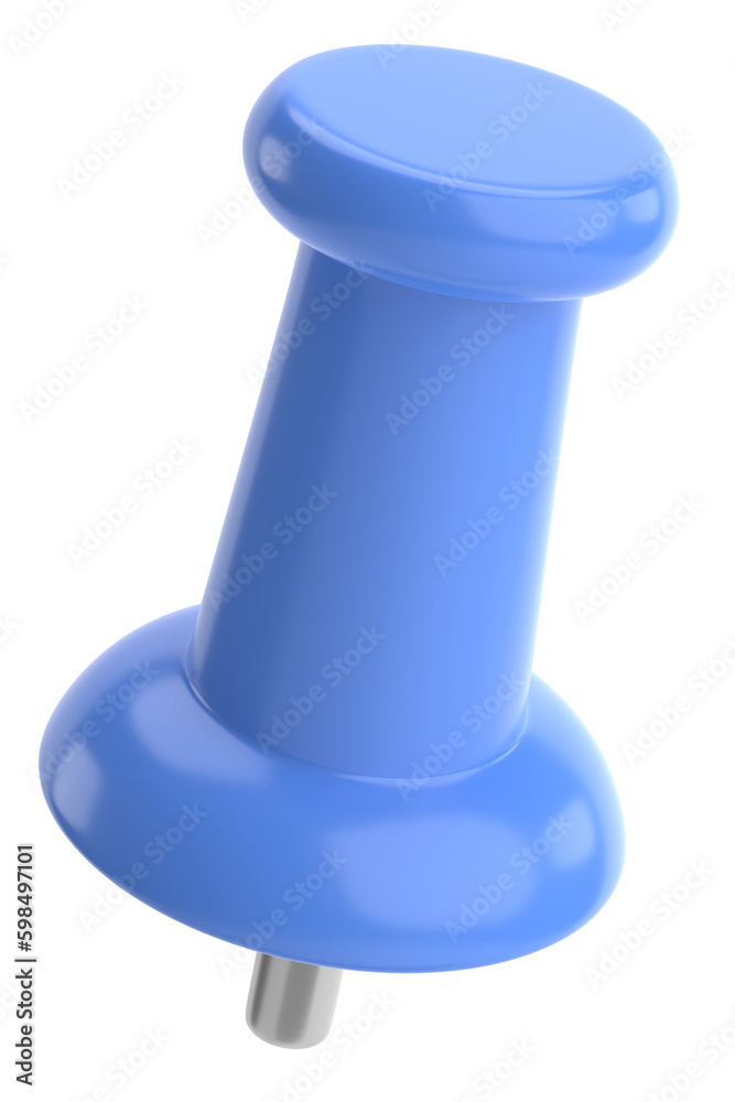 Push pin. Drawing pin. 3D pin. 3D illustration. Push pin. Drawing pin. 3D pin. 3D illustration.