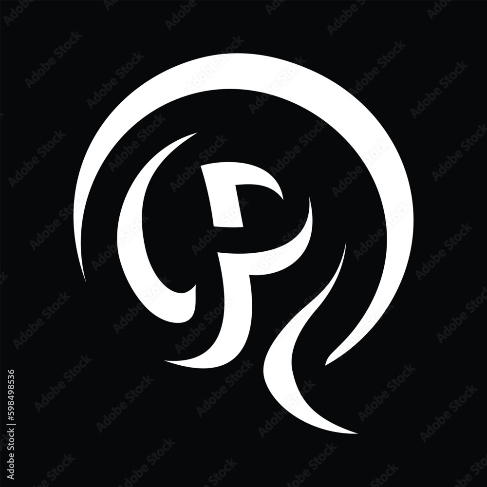 P letter internet logo abstract monogram template
P letter internet logo abstract monogram template