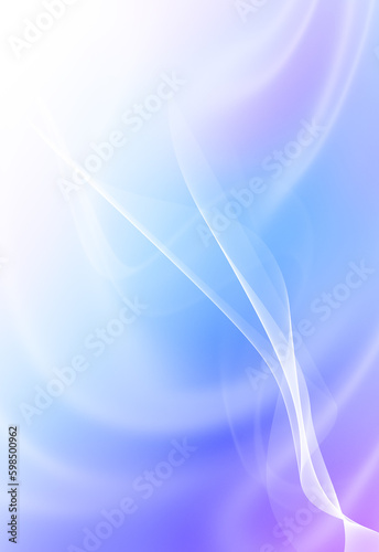 abstract background with smooth lines of blue, white and purple colors