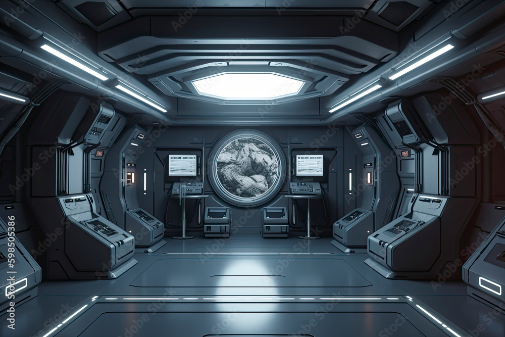 Space environment, ready for comp of your characters.3D rendering Space environment, ready for comp of your characters.3D rendering